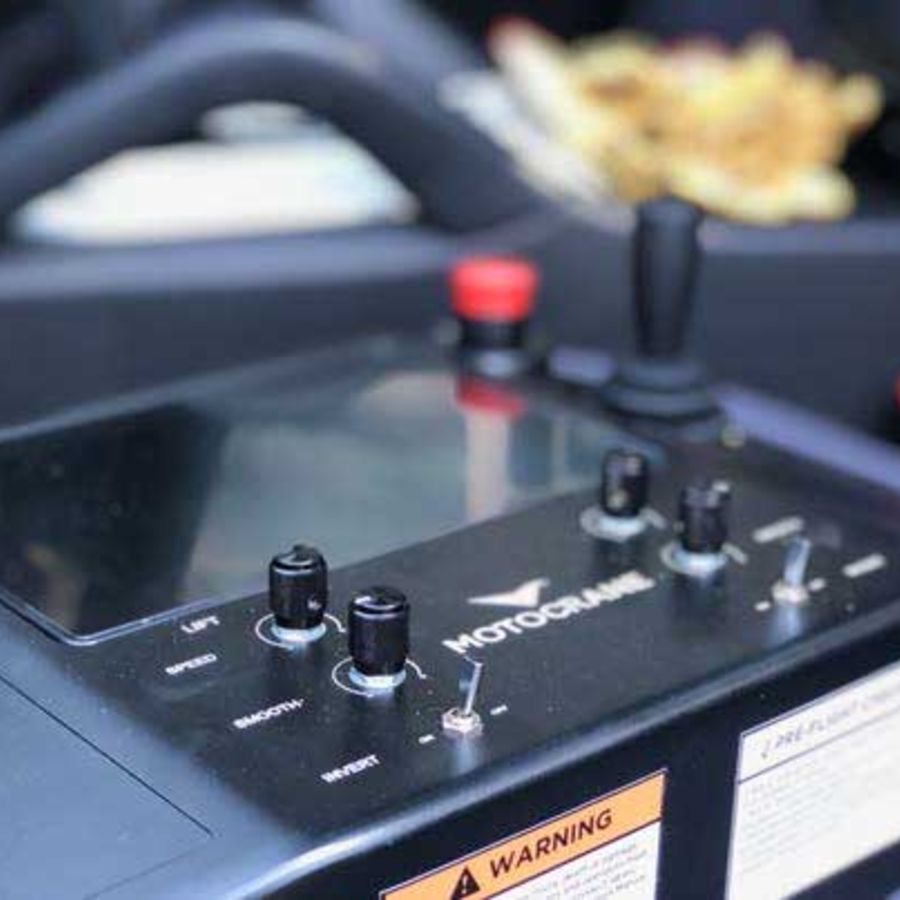 MotoCrane control panel with full shot control